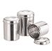 Canister With S/S Lid, Strip Handle